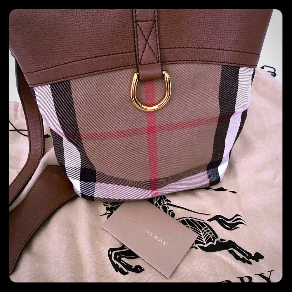 Burberry bucket crossbody bag